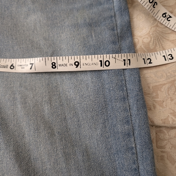 Boohoo Jeans Wide slit leg mid rise. 10 - Picture 5 of 11